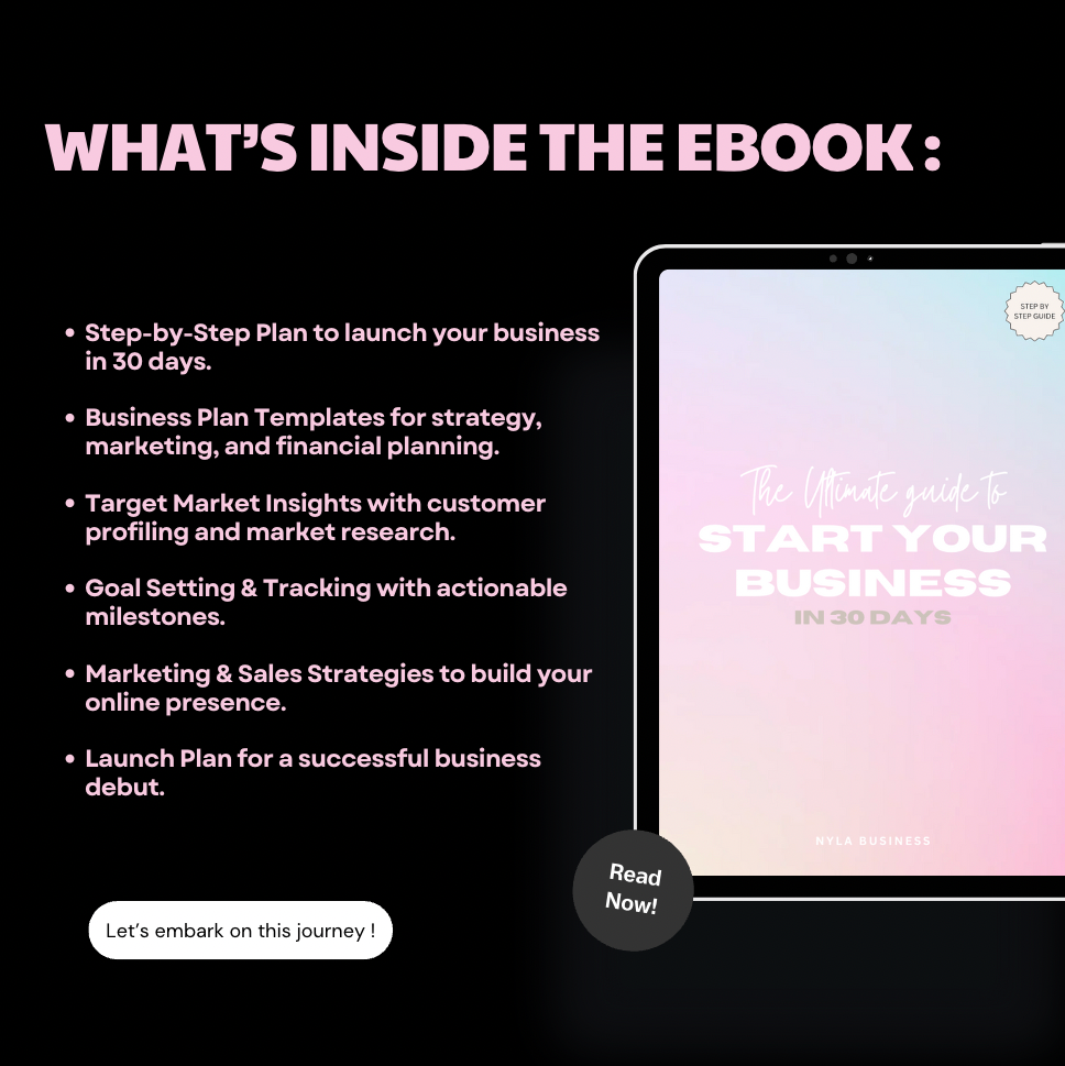 EBOOK : 30 DAYS TO START YOUR BUSINESS