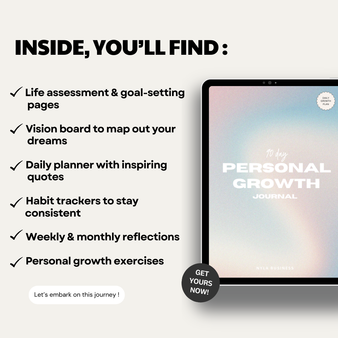 90 DAY PERSONAL GROWTH JOURNAL (DIGITAL)