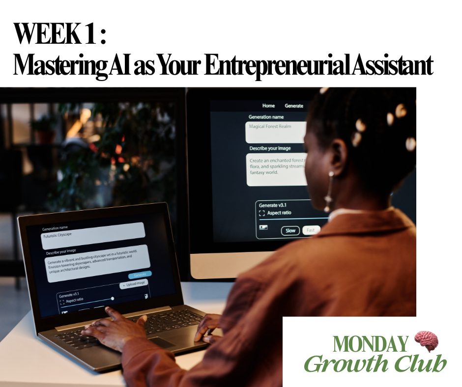 Monday 16th June (7pm CET) : Mastering AI as Your Entrepreneurial Assistant (ONLINE CLASS)