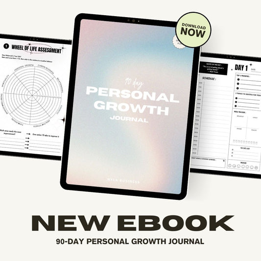 90 DAY PERSONAL GROWTH JOURNAL (DIGITAL)
